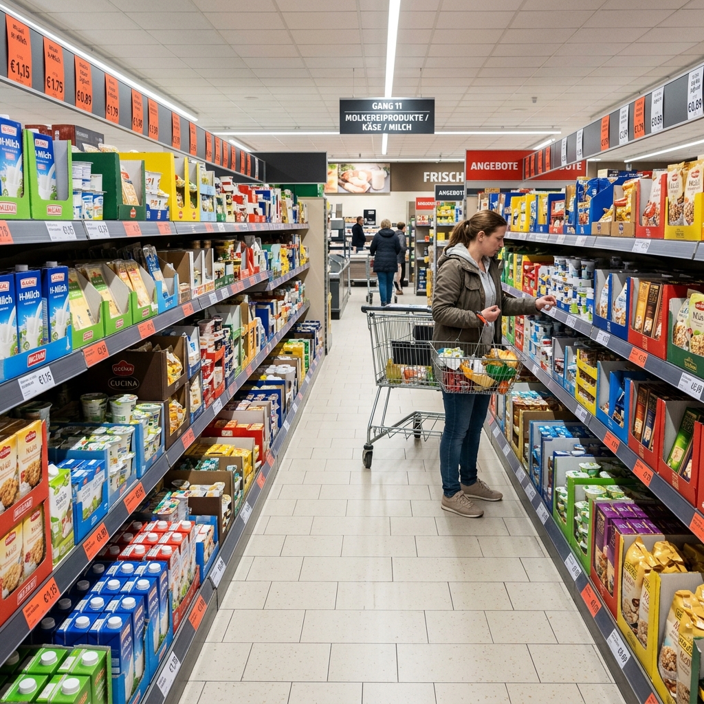 Lorong Supermarket di Jerman